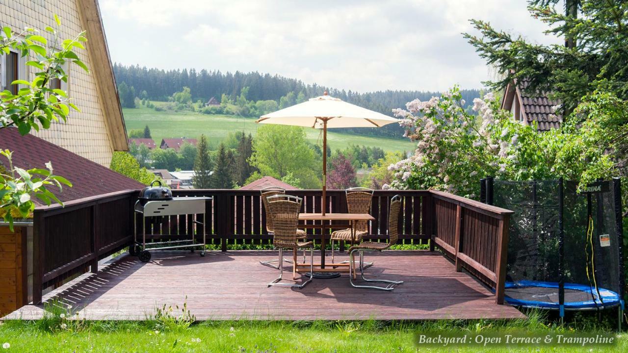 Entire House In Schwarzwald With Mountain View, Private Gym,Sauna And Garden Unterkirnach Exterior foto